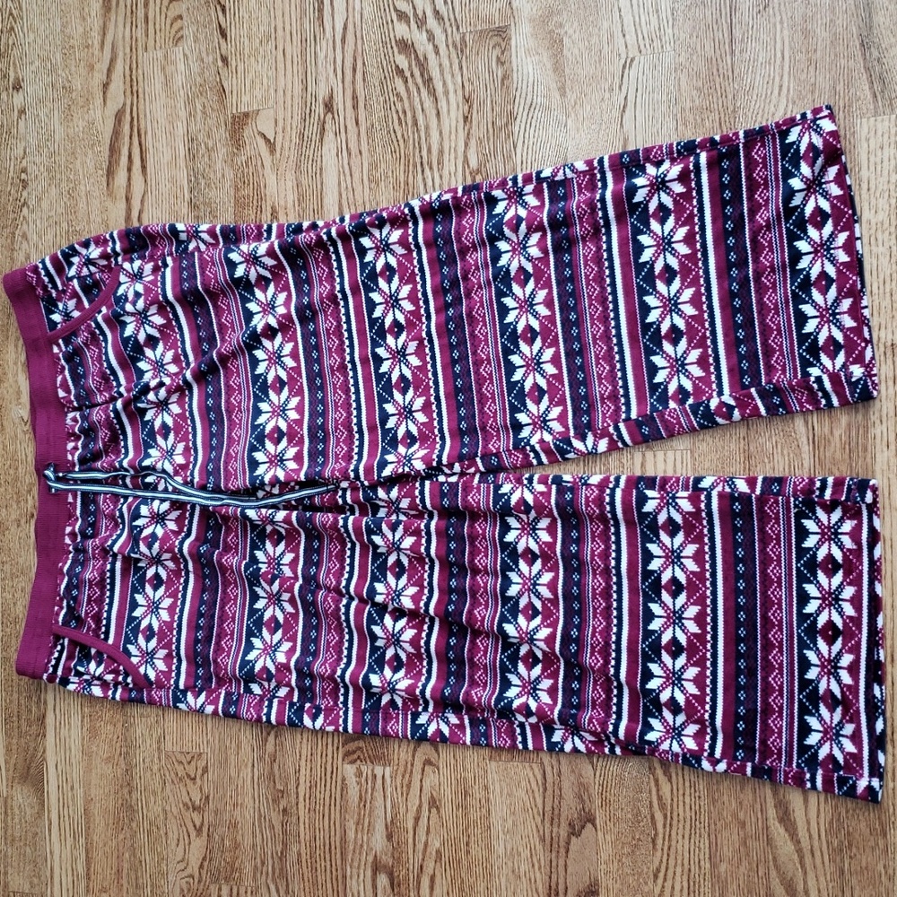 (XL) Nautica Comfy Pajama Fuzzy Cozy Sleepwear Loungewear Relaxed Loose Fit